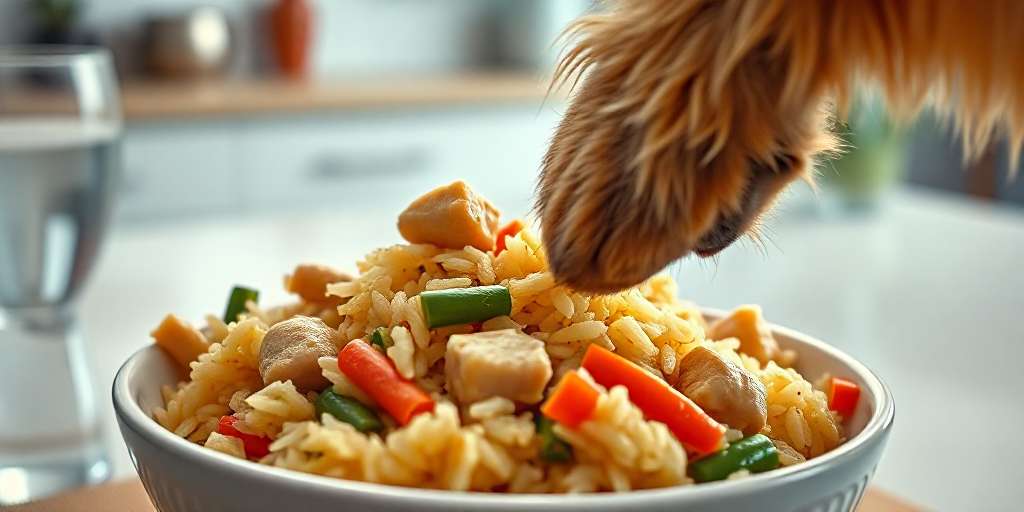 arroz integral para perros