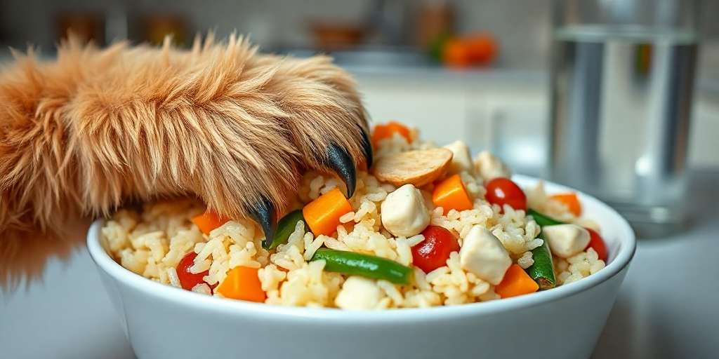 arroz para perro