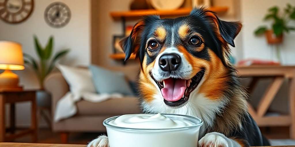 yogur para perro